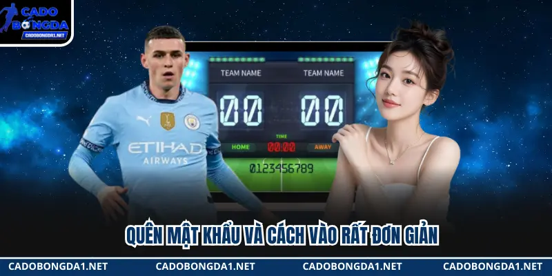 Quên mật khẩu và cách vào rất đơn giản