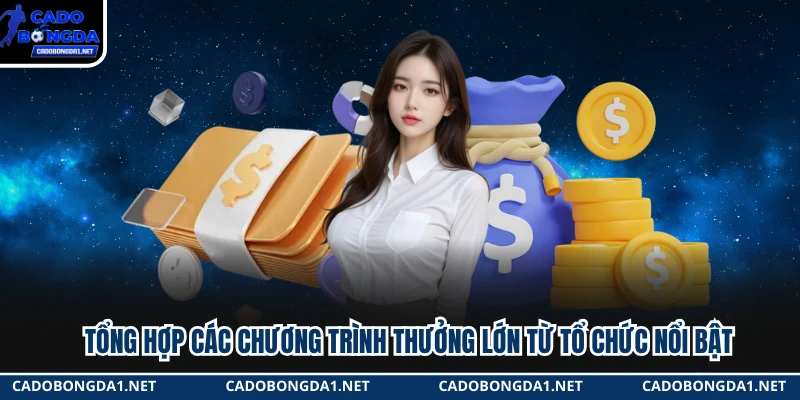 Tổng hợp các chương trình thưởng lớn từ tổ chức nổi bật